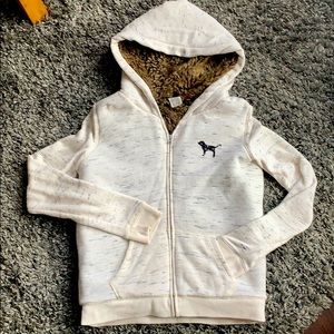 PINK Victoria’s Secret Faux Fur Hoodie